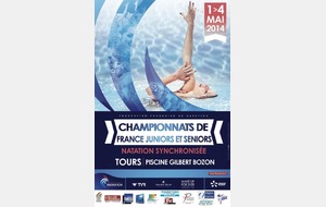 Championnats de France de Synchro à Tours du 01 au 04 mai 2014